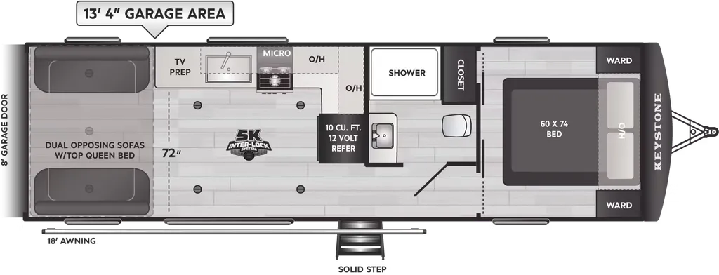 2026 Keystone Fuzion Impact Edition 2813 floor plan