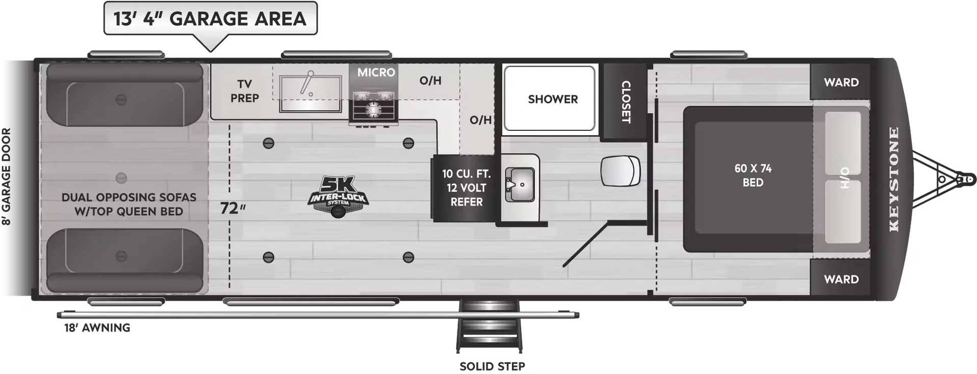 2026 Keystone Fuzion Impact Edition 2813 - Floor plan