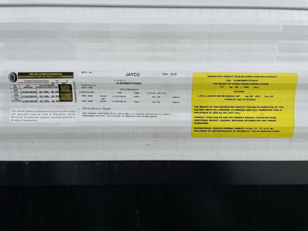 2026 Jayco Jay Flight SLX 262RLSW, Photos photo 39