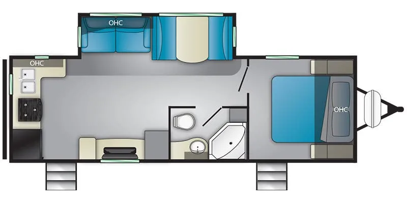 Heartland Wilderness WD 2575 RK floor plan