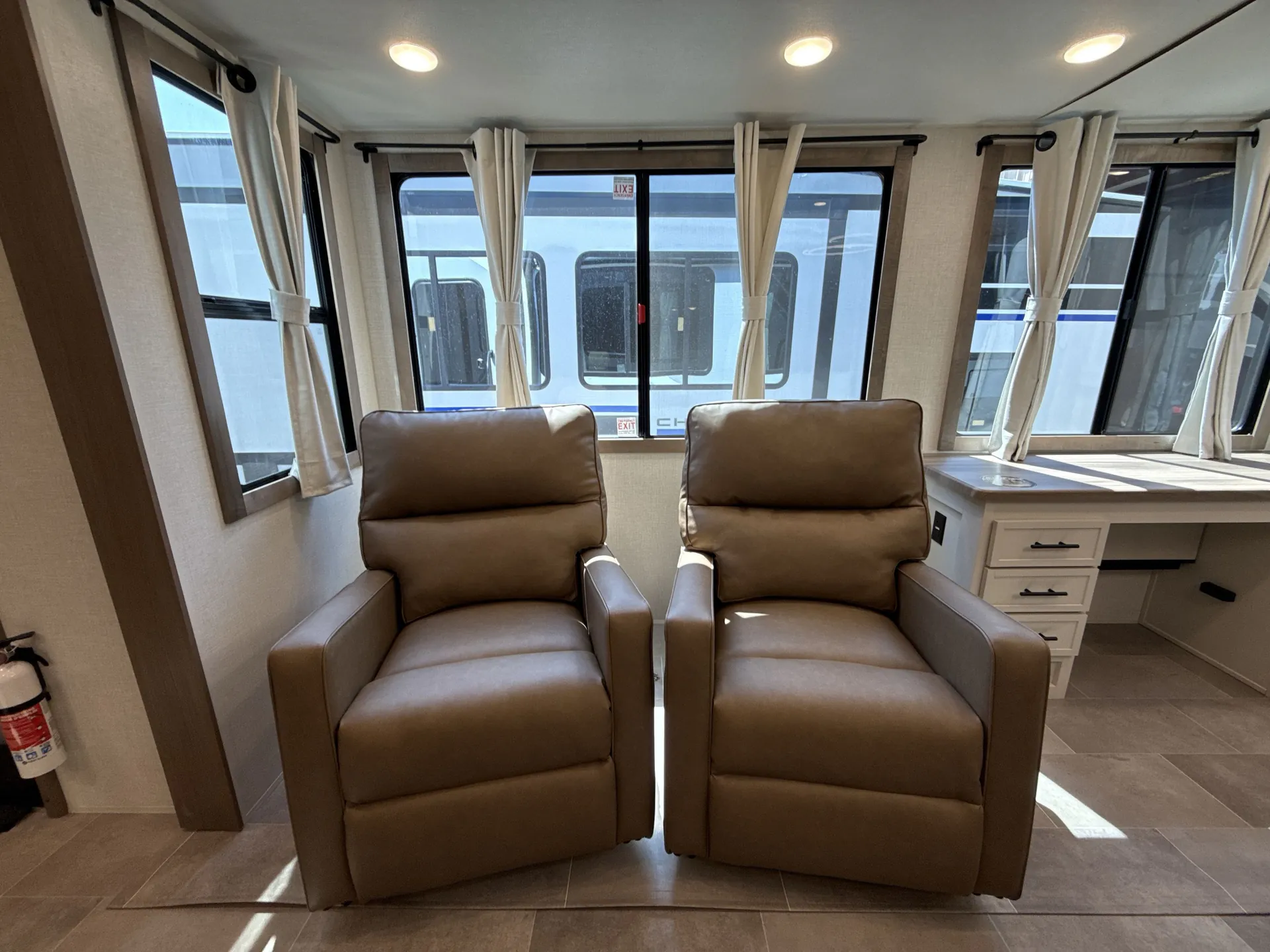 2027 Forest River Impression 360MYR — fridge open