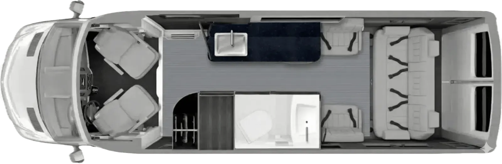 Grech RV Vacanza-ion 19 AWD floor plan