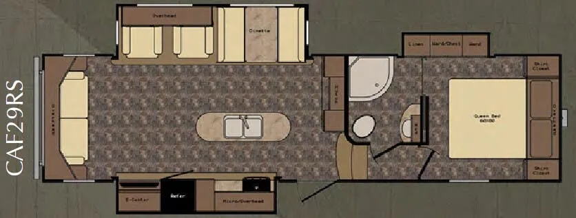 CrossRoads Cruiser Aire CAF29RS floor plan