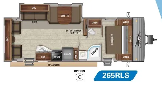 Jayco Jay Flight SLX 8 265RLS floor plan