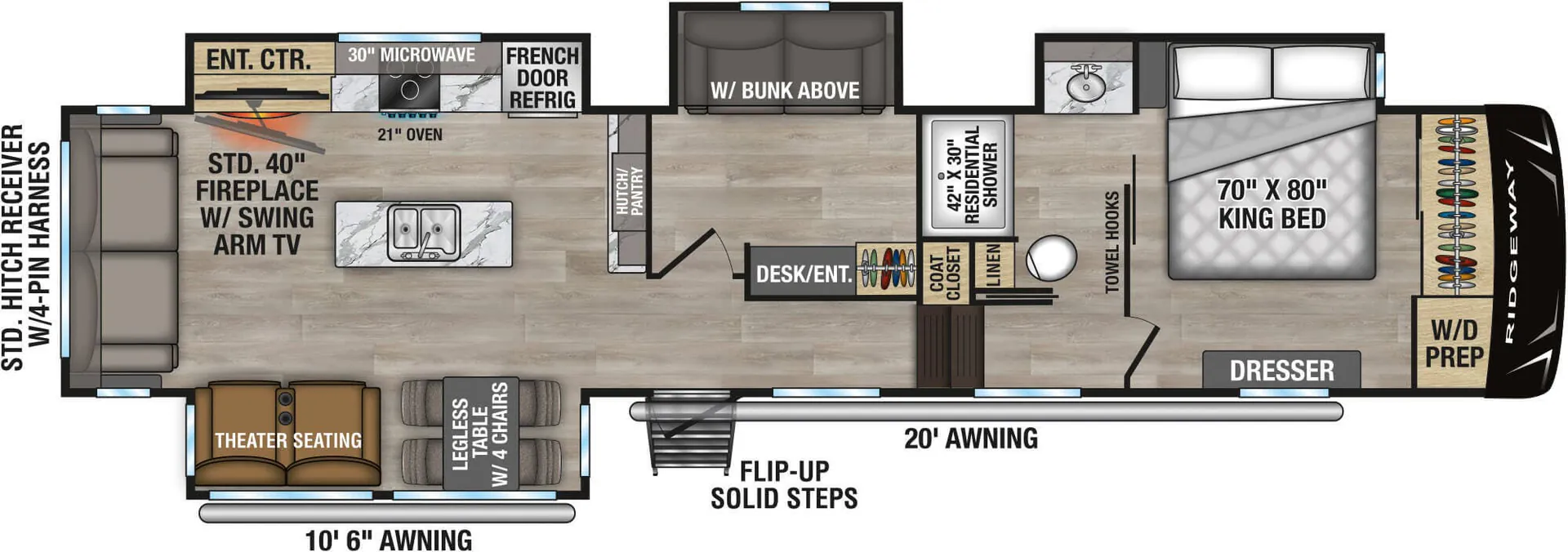 K-Z Ridgeway 36MB floor plan