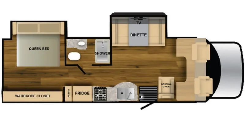 2024 Nexus Rebel 31R - Floor plan