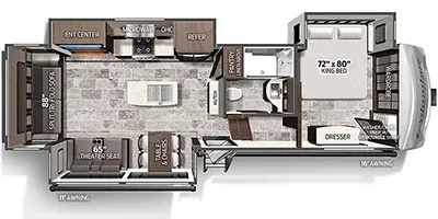 2022 Forest River Columbus C 299RLC - Floor plan