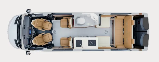 Airstream Interstate 24GLX floor plan