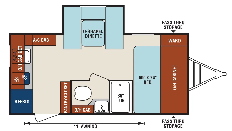 Venture RV Sonic Lite SL167VMS floor plan