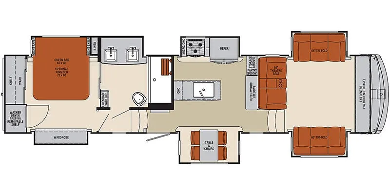 Palomino Columbus 1492 389FL floor plan