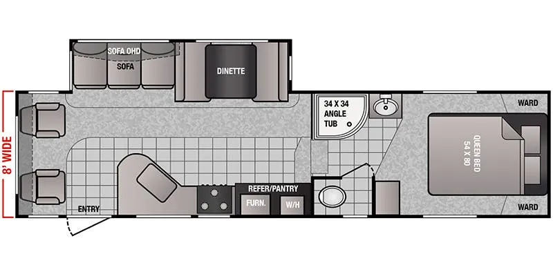 Genesis Supreme Northland Limited 265RLS floor plan