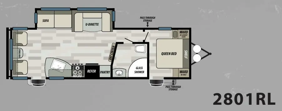 Forest River Sonoma 2801RL floor plan