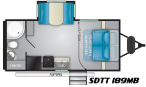 Heartland Sundance 189 floor plan