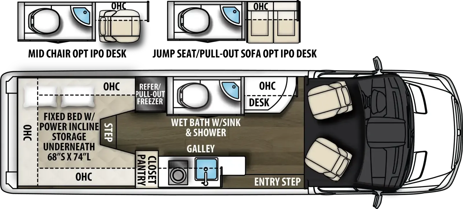 Coachmen Galleria 24A floor plan