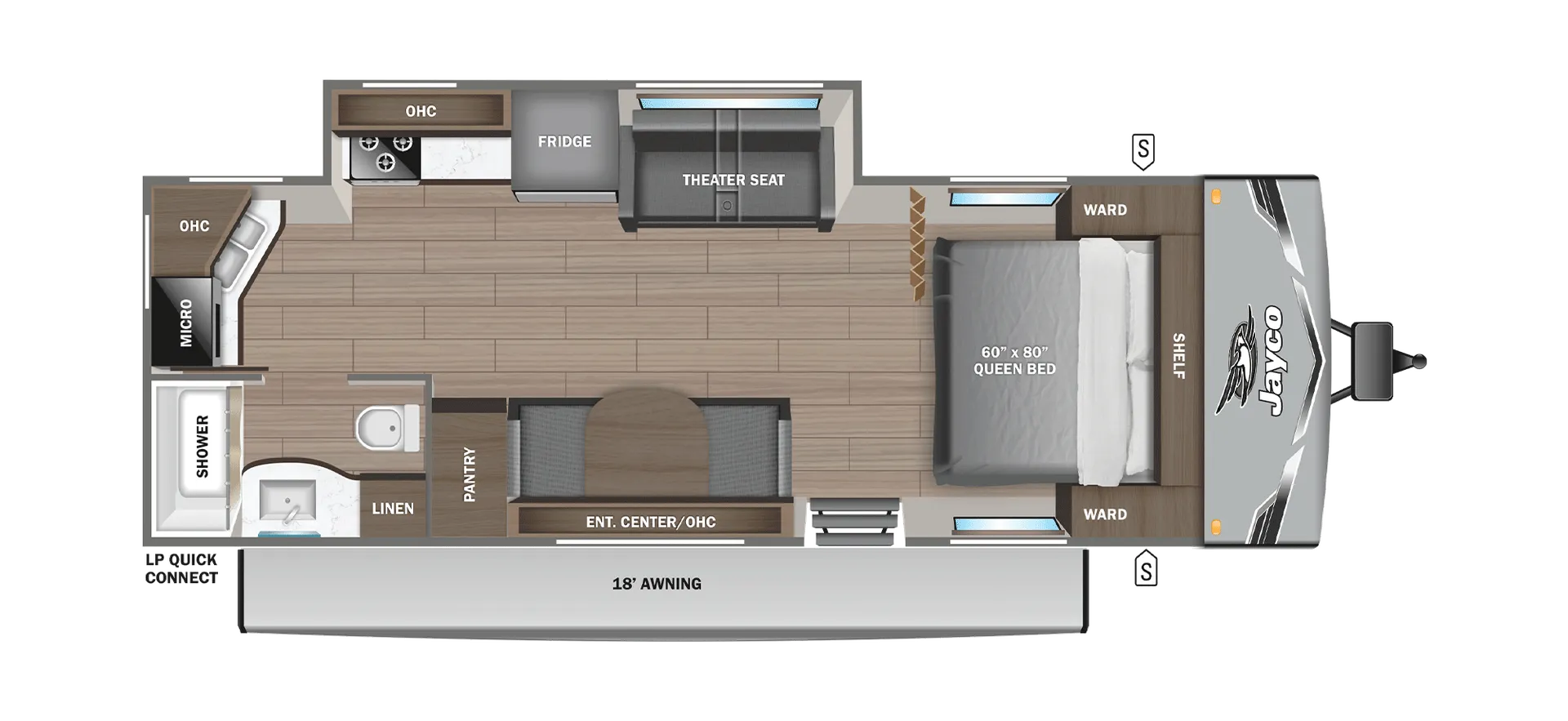 2026 Jayco Jay Flight 225MLS - Floor plan