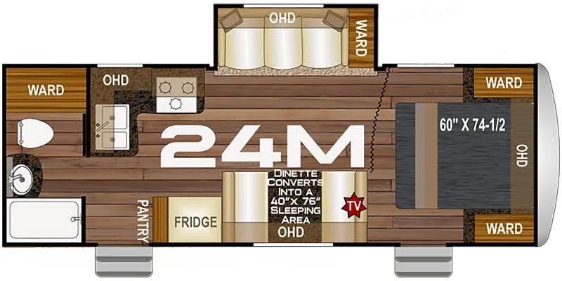 Northwood Nash 24M floor plan