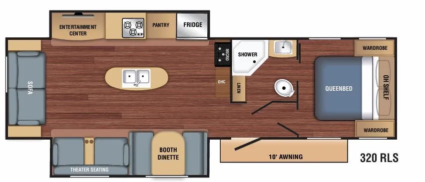 Braxton Creek BX 320RLS floor plan