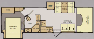 Fleetwood Jamboree Sport 31M floor plan