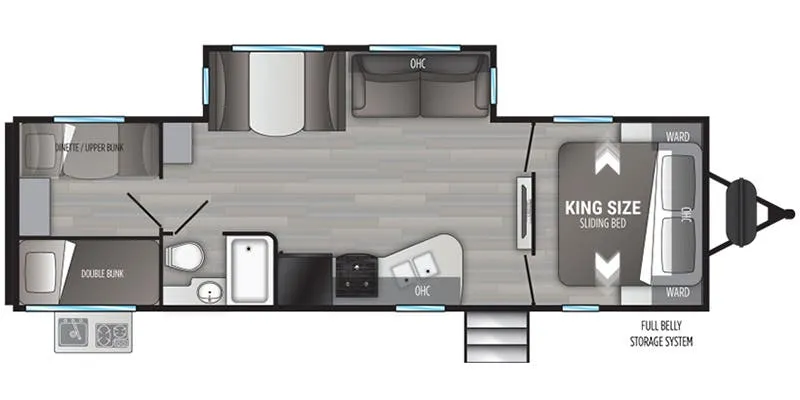 Cruiser RV MPG MPG 2800QB floor plan