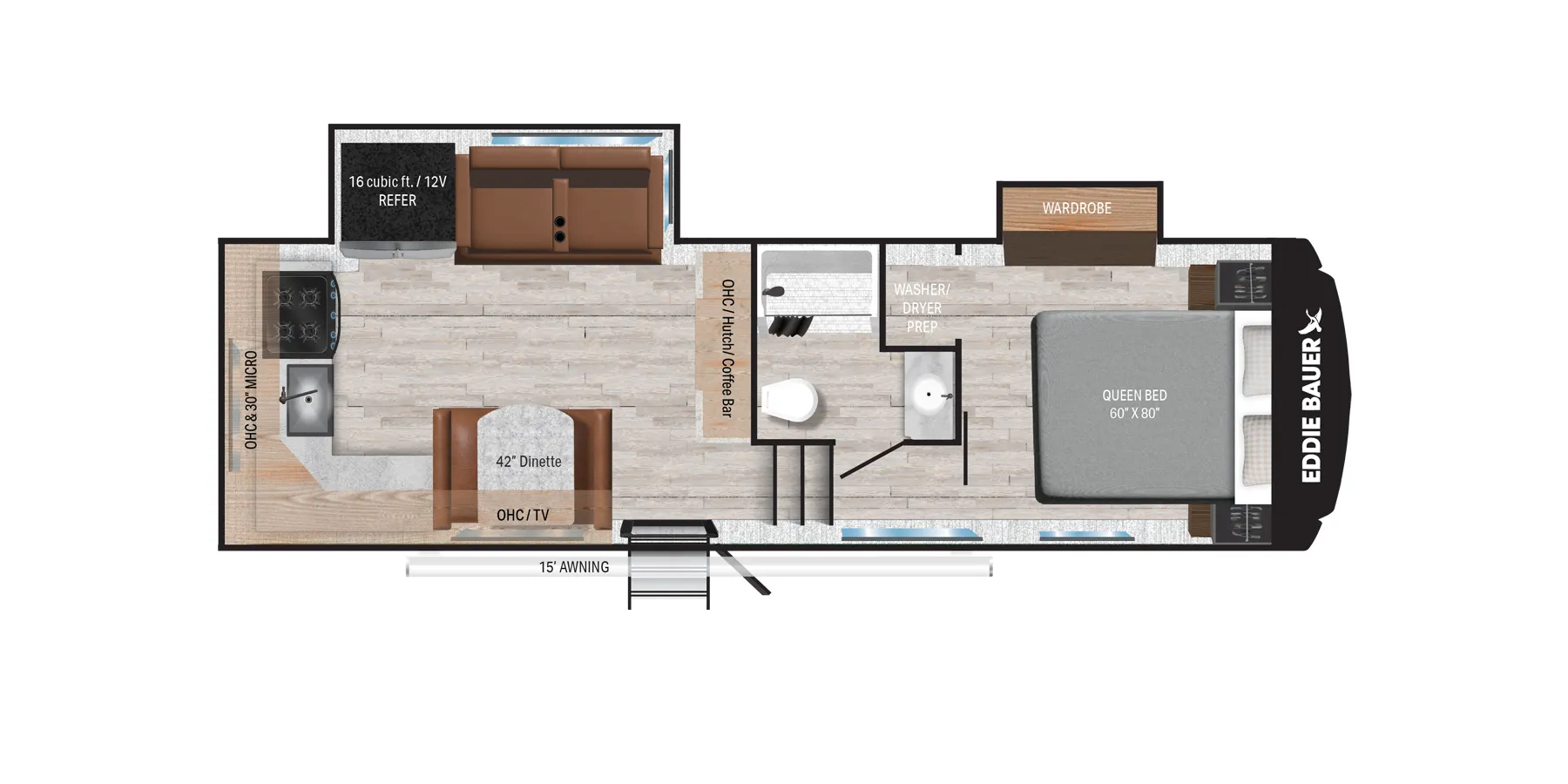 2025 Heartland Eddie Bauer 2500RK - Floor plan