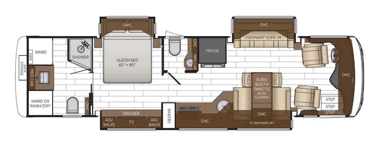 Newmar New Aire 3547 floor plan