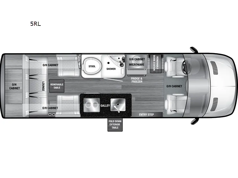 2025 OGV Luxury Coach V-RV 5RL - Floor plan