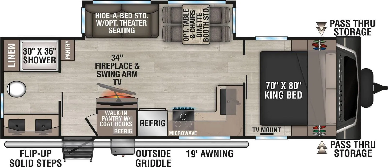 K-Z Connect C261RB floor plan