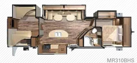 Highland Ridge Mesa Ridge MR310BHS floor plan