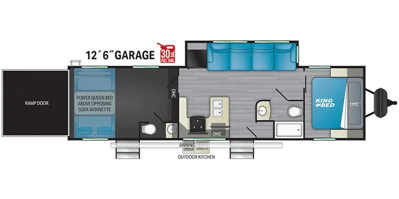 2021 Heartland Torque TQ T322 - Floor plan