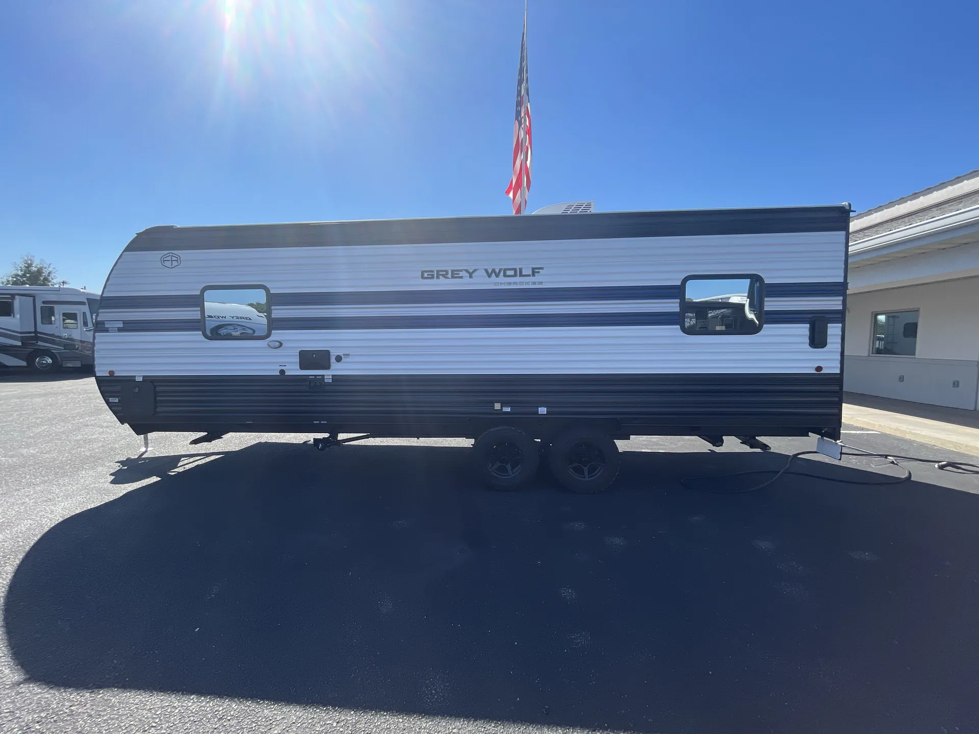 2027 Forest River Cherokee Grey Wolf 22RR — off campside