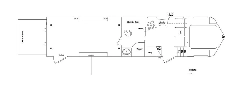 Sundowner Pro-Grade 2286 GM floor plan