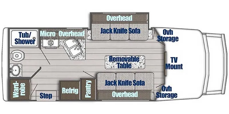 Gulf Stream BT Cruiser 5230 floor plan