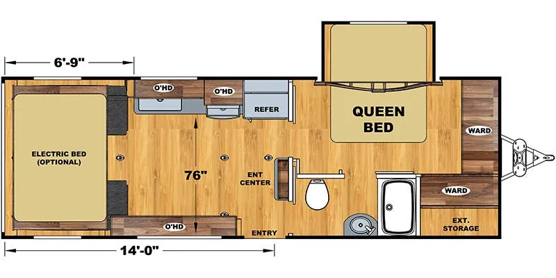 Eclipse Iconic 2414 GTG-LE floor plan