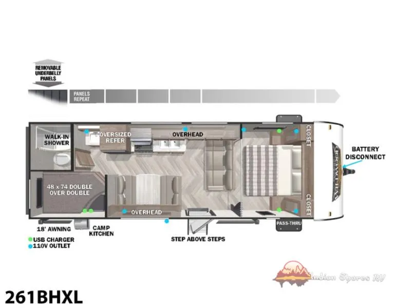 2022 Forest River RV Wildwood X-Lite 261BHXL - Photo 3