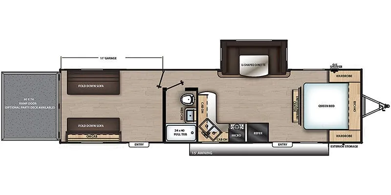 Forest River Aurora 29ATH floor plan