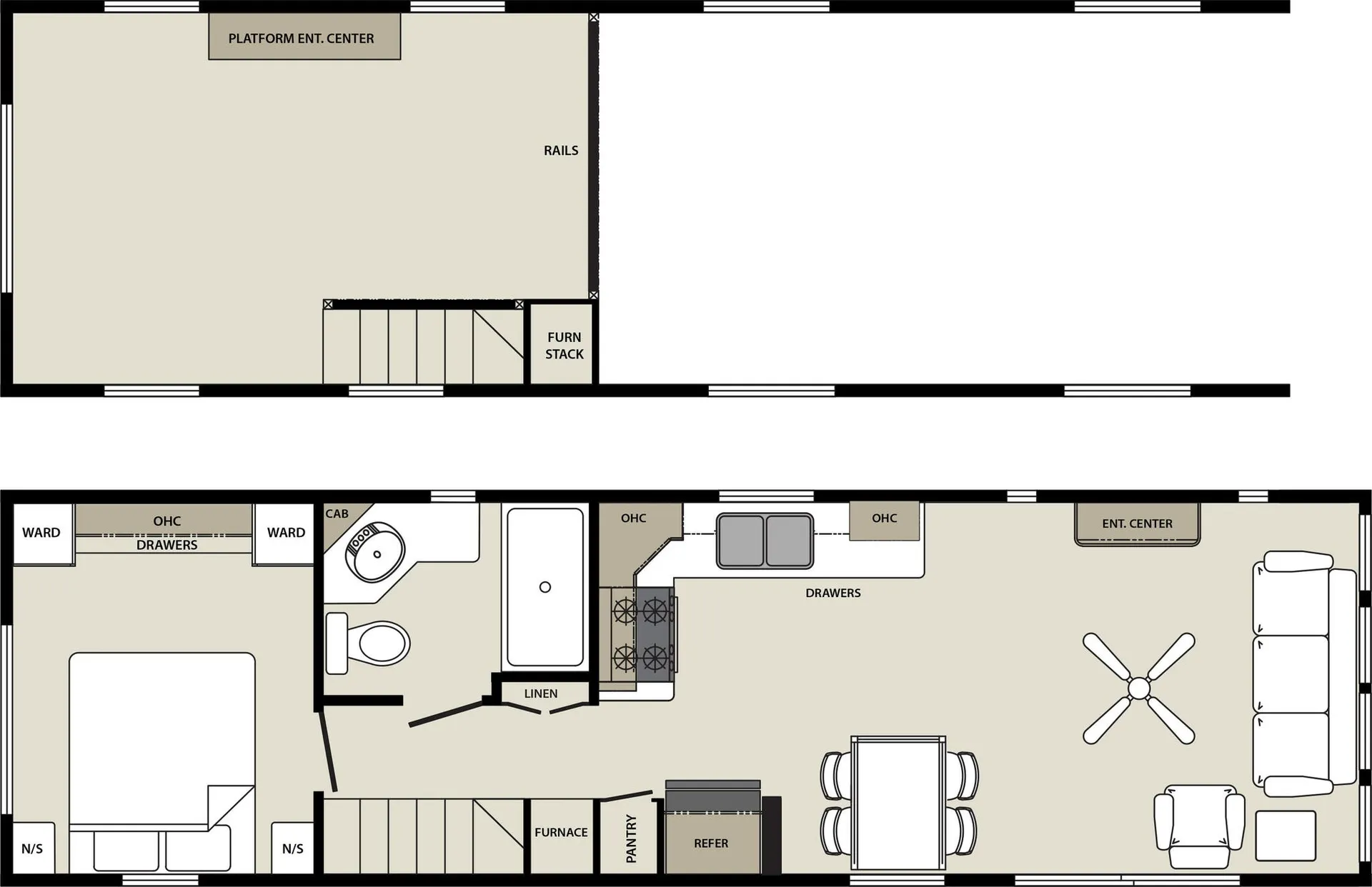 Forest River Quailridge 40MLFD floor plan