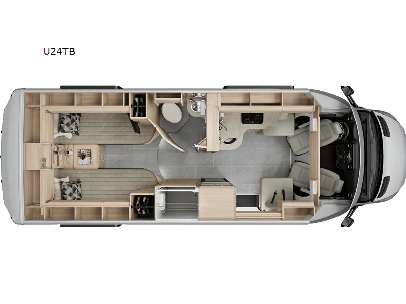 2026 Leisure Travel Unity U24TB - Floor plan