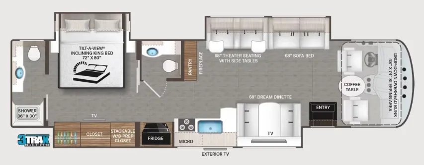 2026 Thor Motor Coach Luminate HH36 - Floor plan