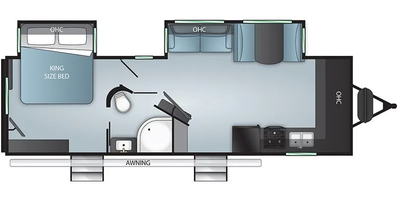 2021 Cruiser RV Twilight Signature TWS 2840 - Floor plan