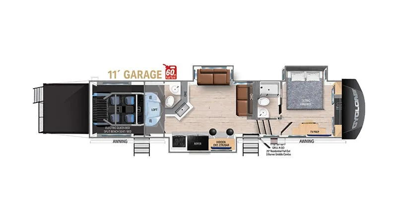 Heartland Cyclone CY 3511 floor plan