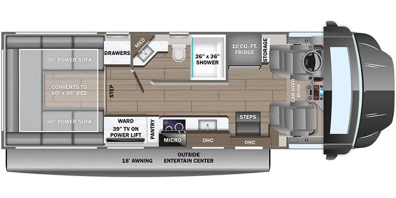 Jayco Seneca XT 29T floor plan