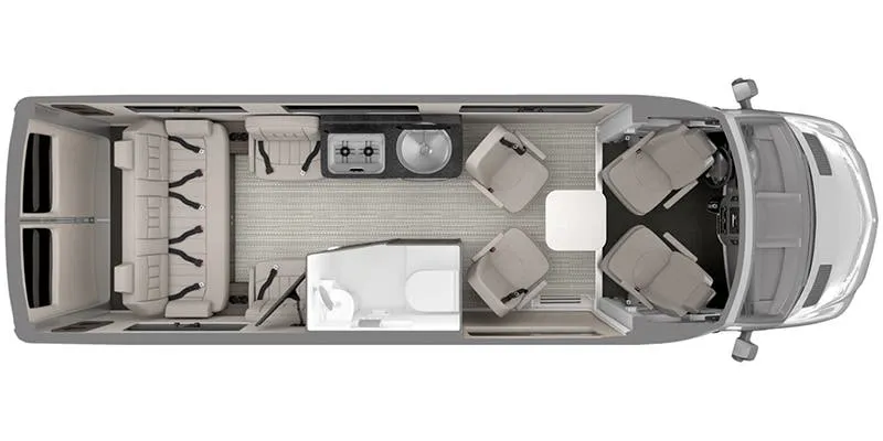 Airstream Interstate 24GL AWD floor plan