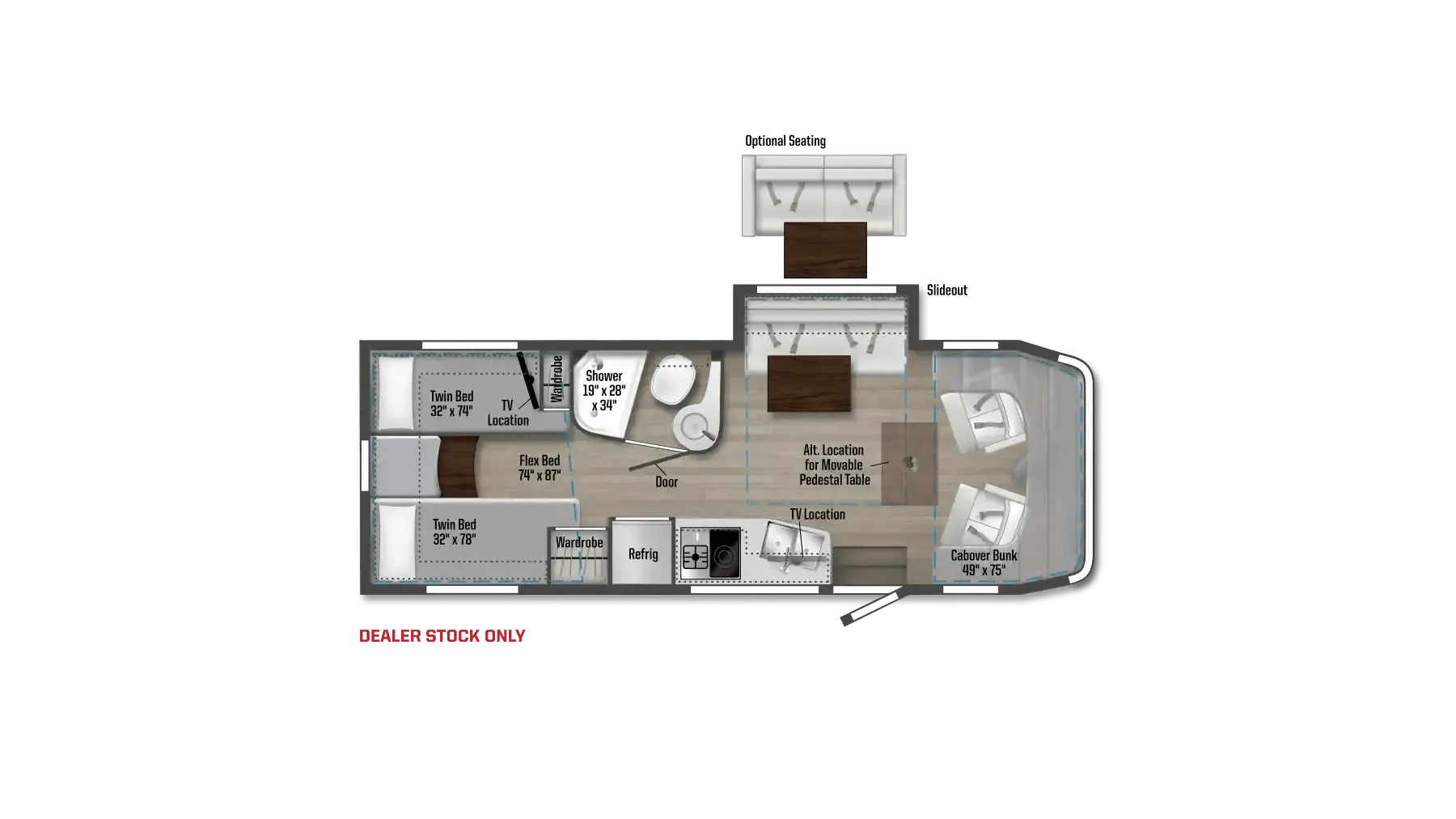 Winnebago View 24V floor plan