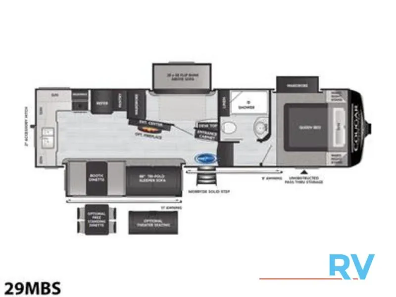2021 Keystone Cougar Half-Ton 29MBS - Photo 3