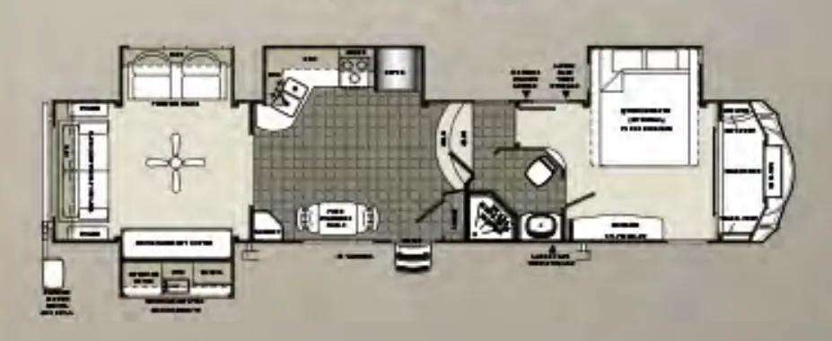 Forest River Sierra 370RDOK floor plan