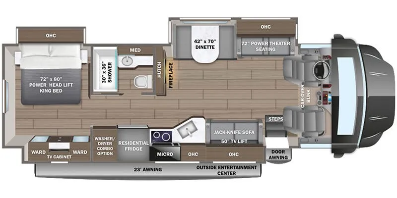 2025 Entegra Coach Accolade 37M - Floor plan