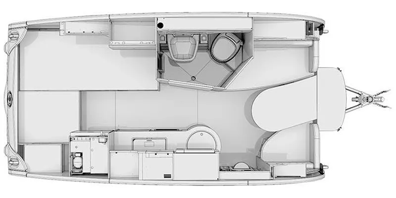 NuCamp TAB 400 Solo floor plan