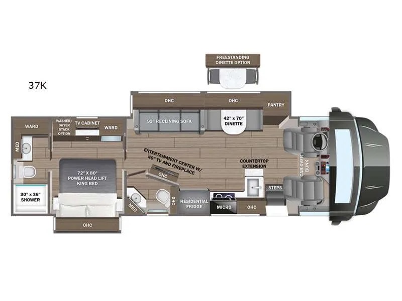 2026 Entegra Coach Accolade XL 37K - Floor plan