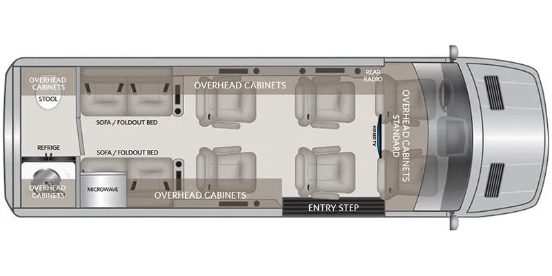 American Coach American Patriot Cruiser D6 floor plan