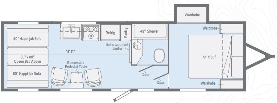 Winnebago Spyder 23FS floor plan